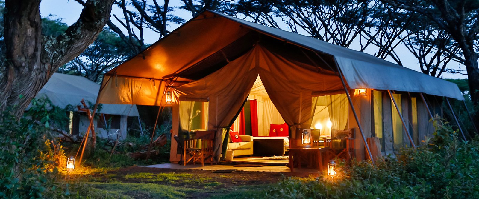 ngorongoro kuhama camp banner